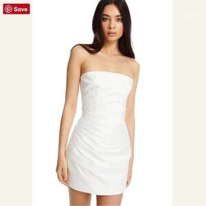 Elegant White Strapless Dress : Chosen by Kyha